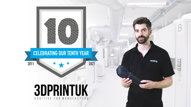 Celebrating a Decade of Providing Quality 3D Printed Parts