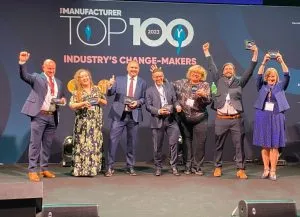 Nick Allen at The Manufacturer Top 100 Group