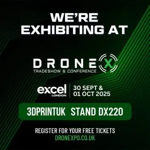 3DPRINTUK is Exhibiting at DroneX 2025 1 3dprintuk-droneX-linkedin