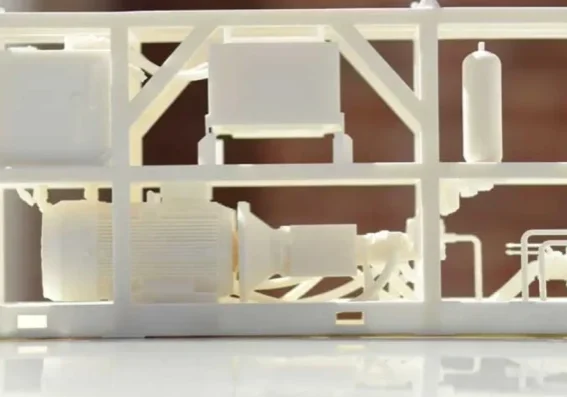 3D printed pump station